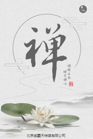 中国风简约整洁公司简介