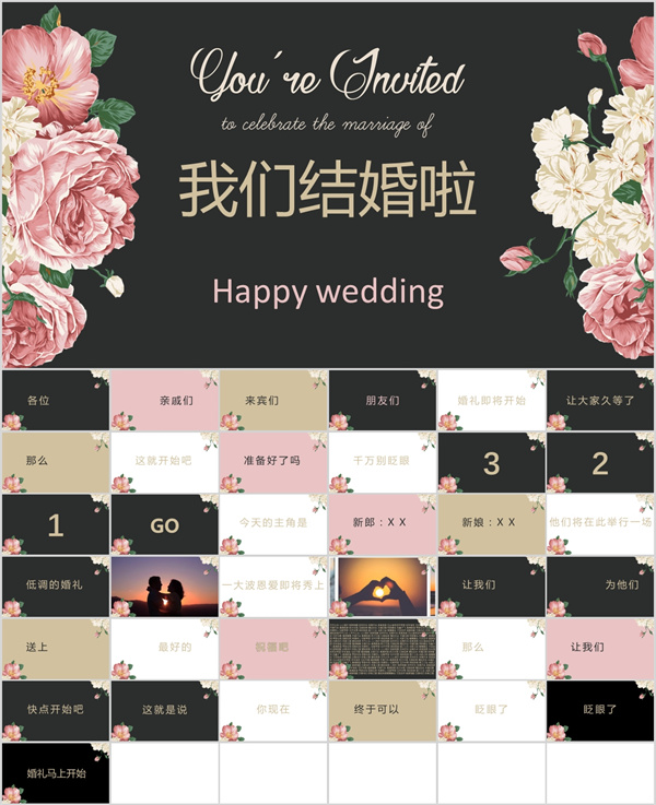 婚礼纪同款婚礼搞笑开场快闪20